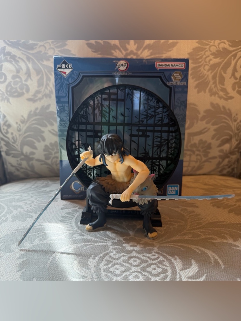 Demon Slayer Kimetsu Inosuke Hashibira Layer Scape Figure Bandai From Japan